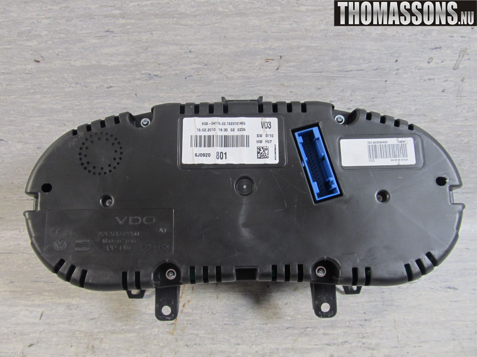 Seat IBIZA IV 08-16 Instr Kombinert