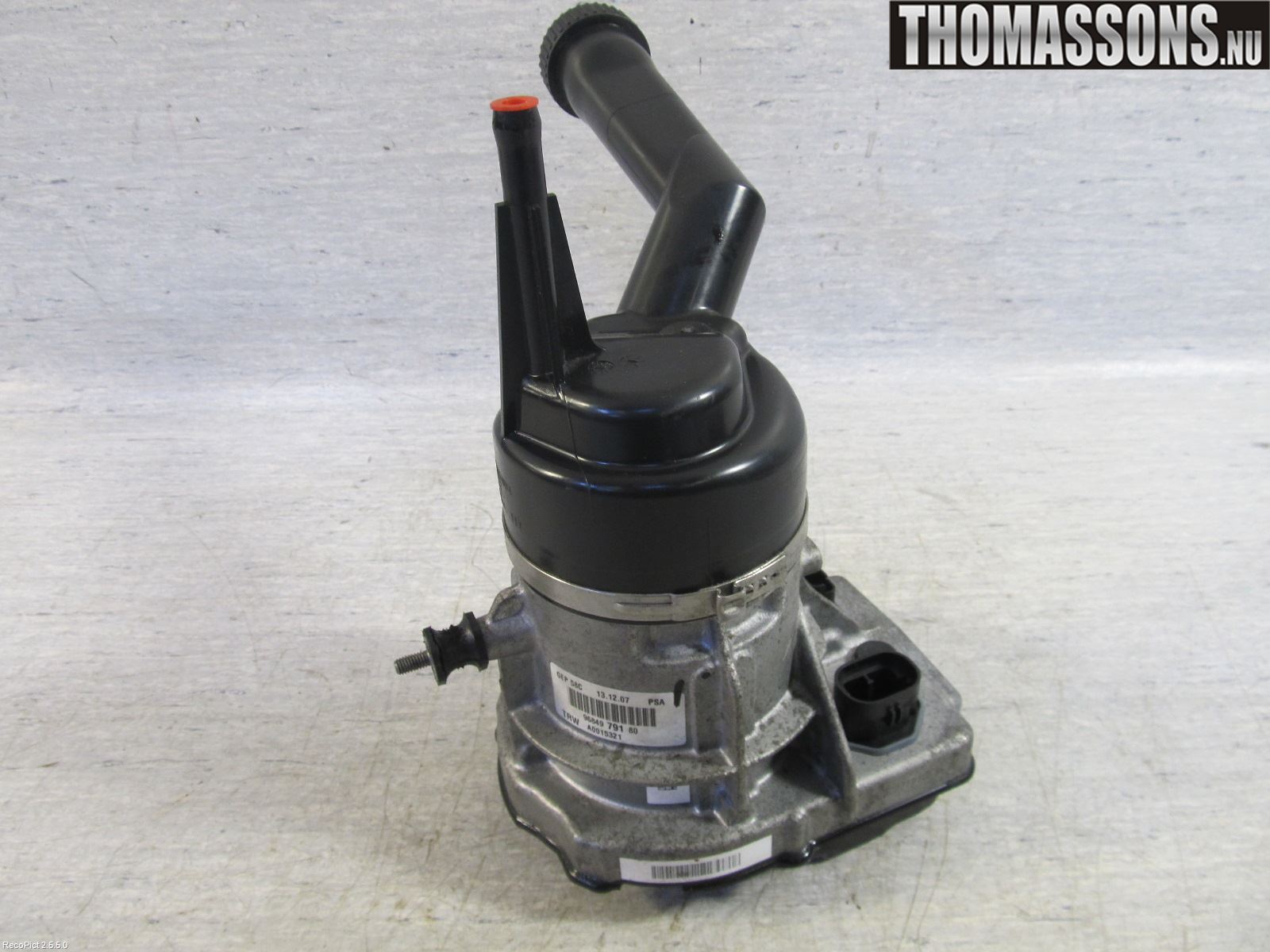 Peugeot 308 08-13 Servostyring Eletrisk Pumpe