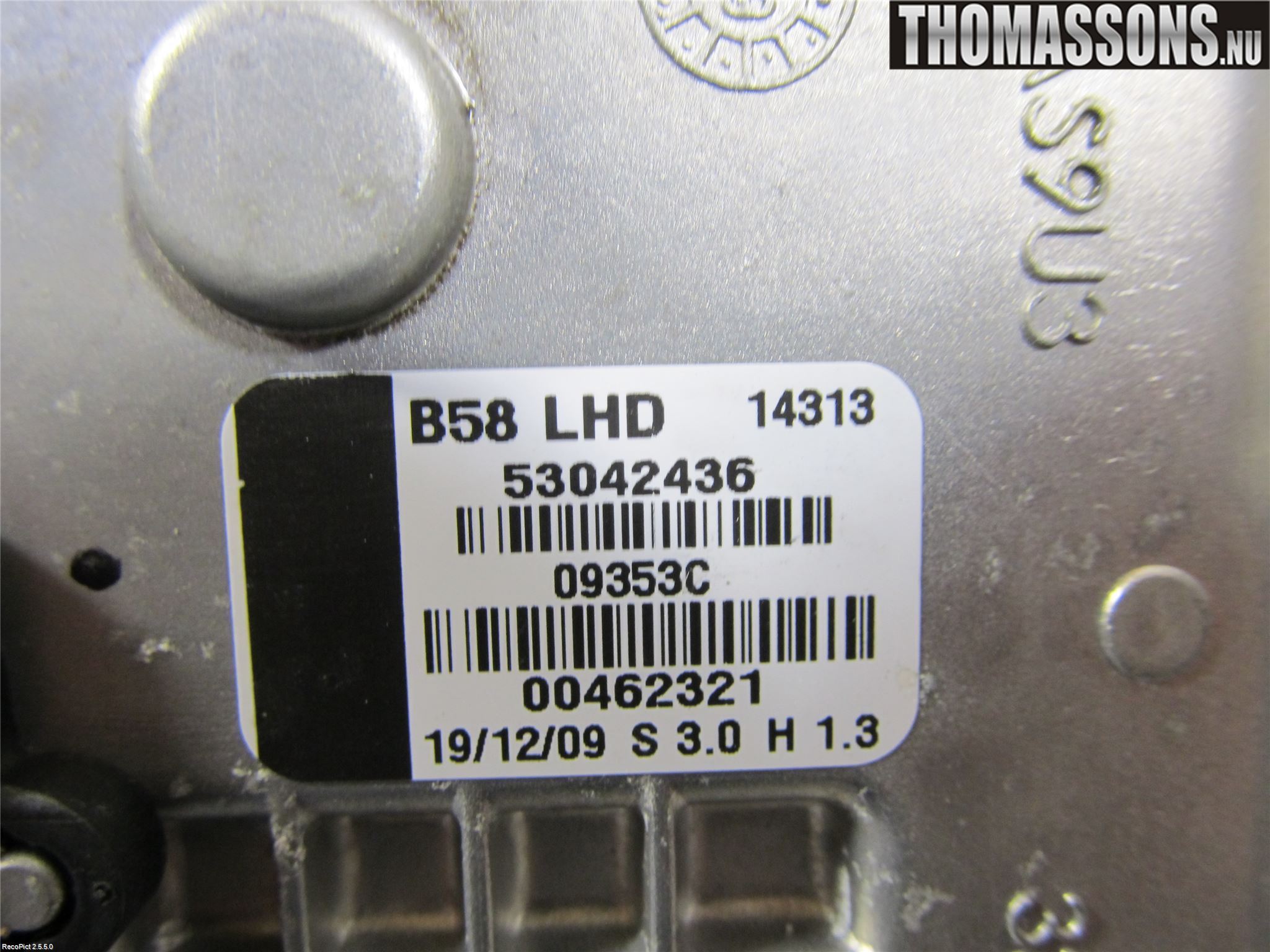 Citroen C4 GRAND PICASSO 07-13 Viskermotor Frontrute