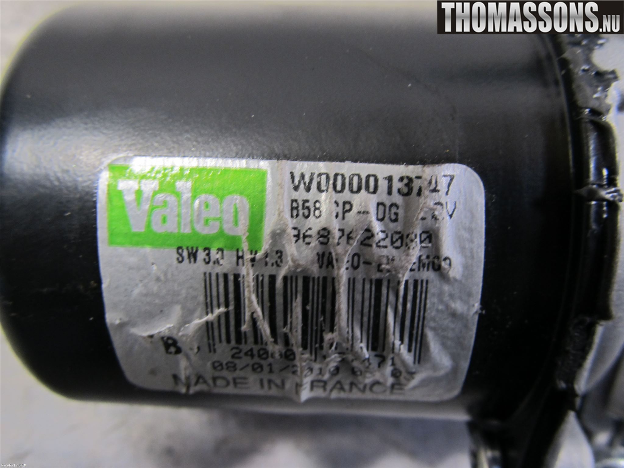 Citroen C4 GRAND PICASSO 07-13 Viskermotor Frontrute