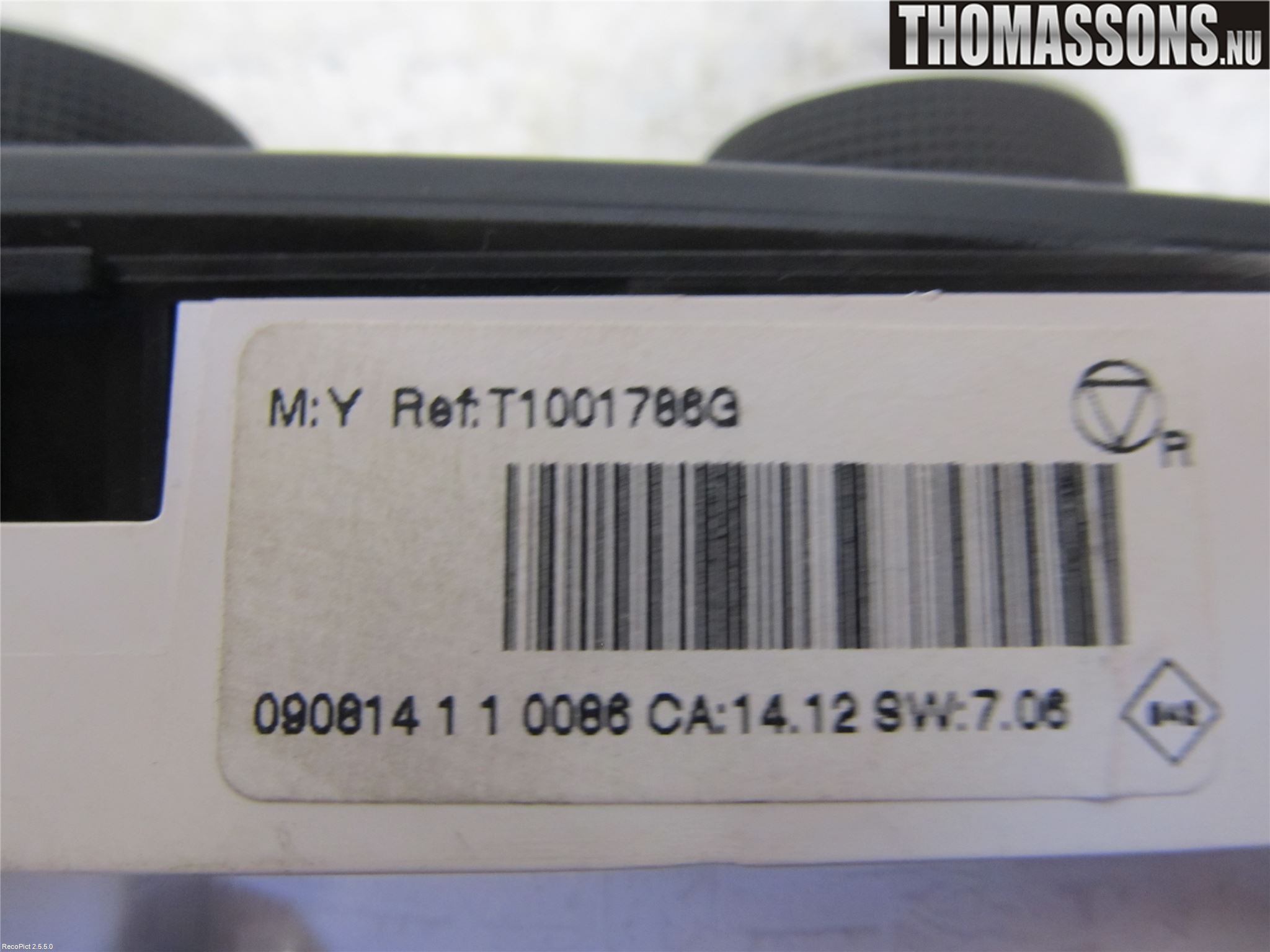 Renault MEGANE III 09-15 Varmeapparat Panel(Regulering)