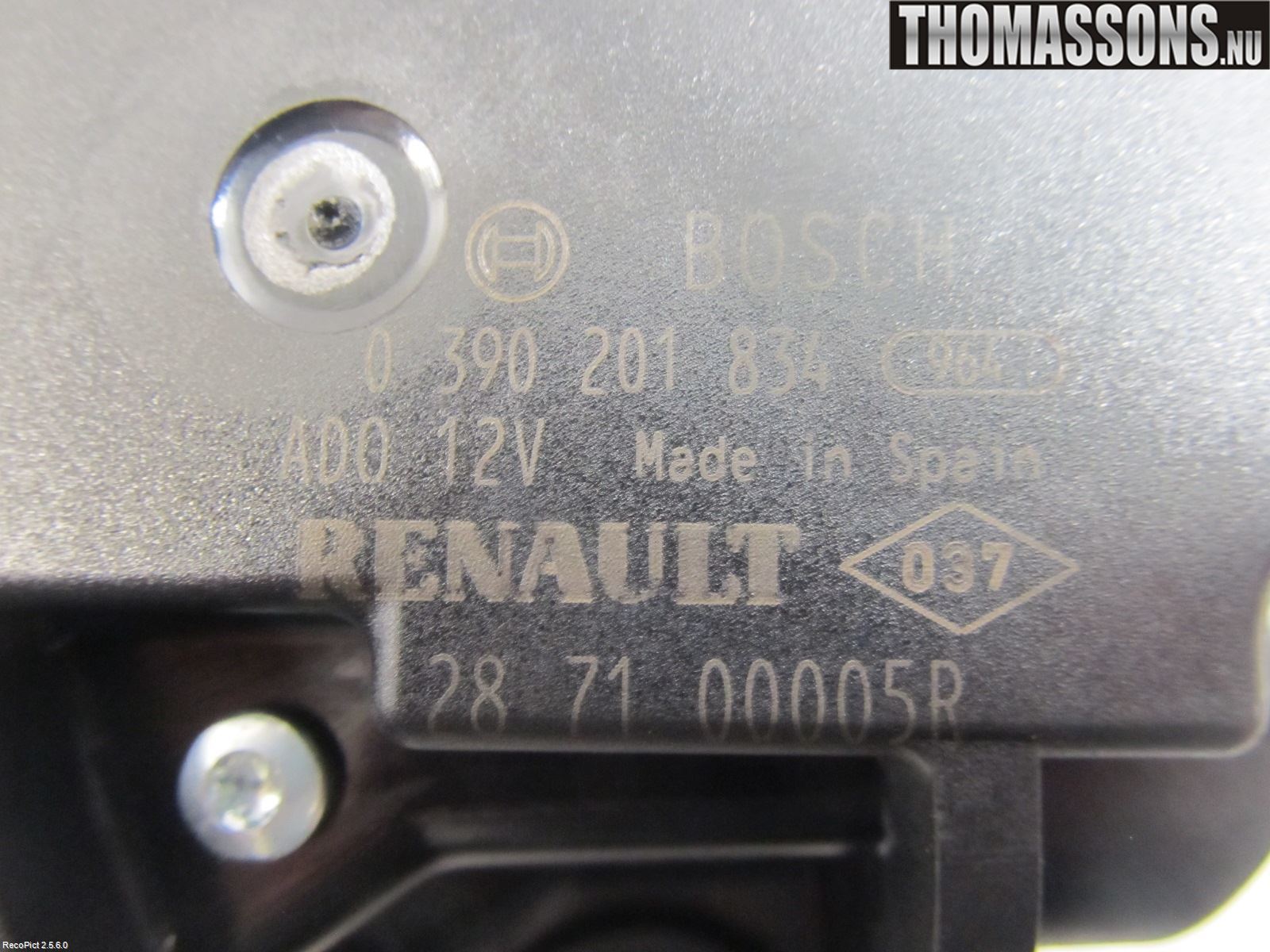 Renault LAGUNA III 08-10 Viskermotor Bakluke