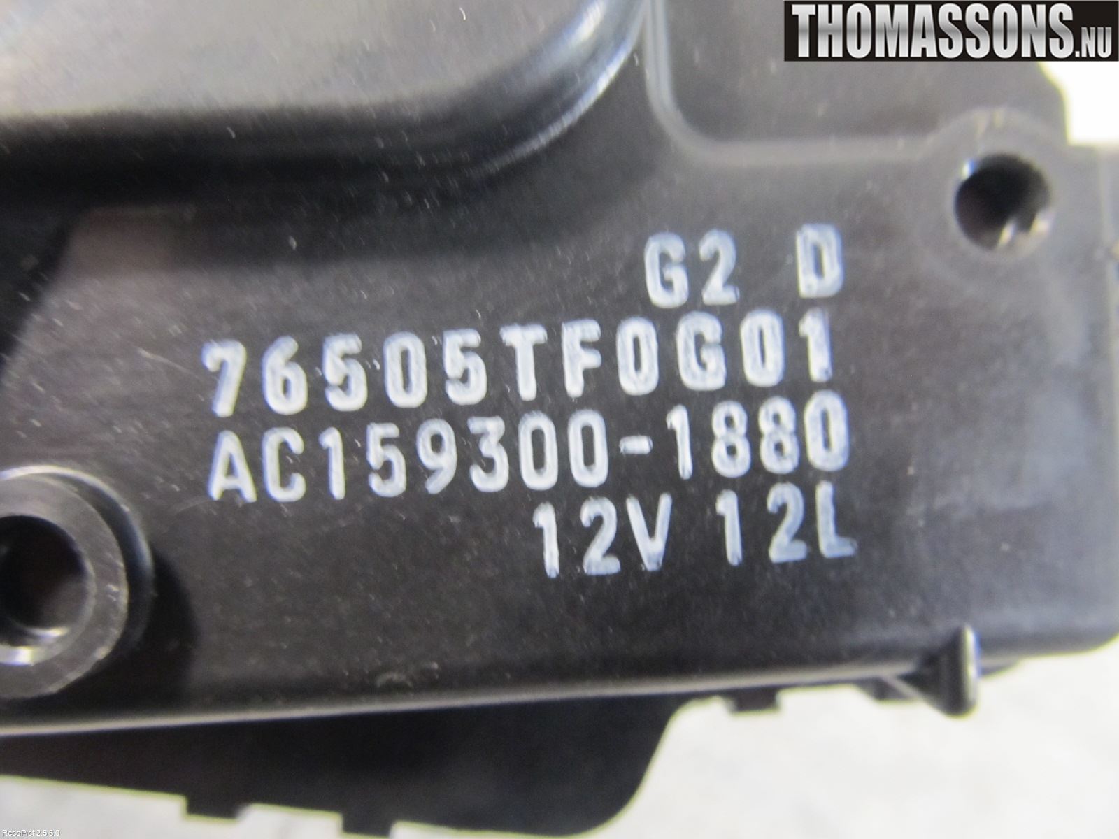 Honda JAZZ 08-14 Viskermotor Frontrute