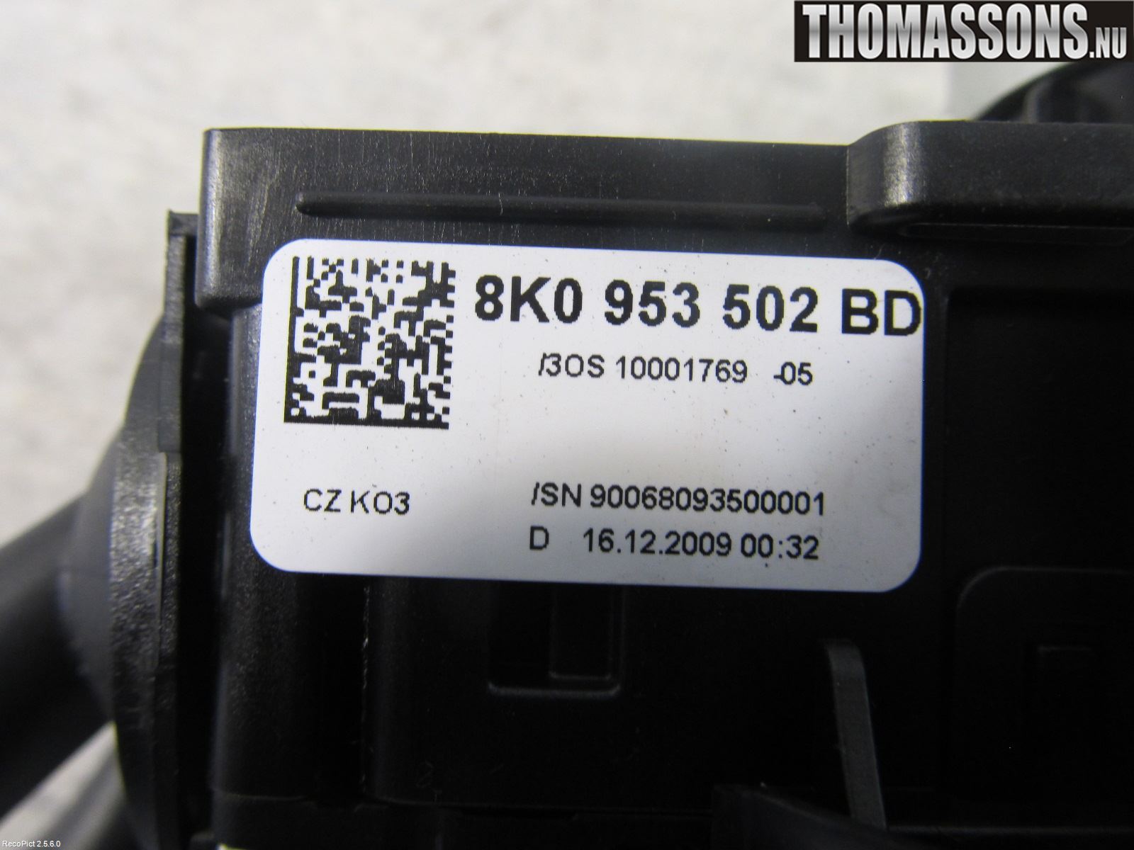 Audi A4/S4 08-11 Bryter Ratt Kombi H Og V