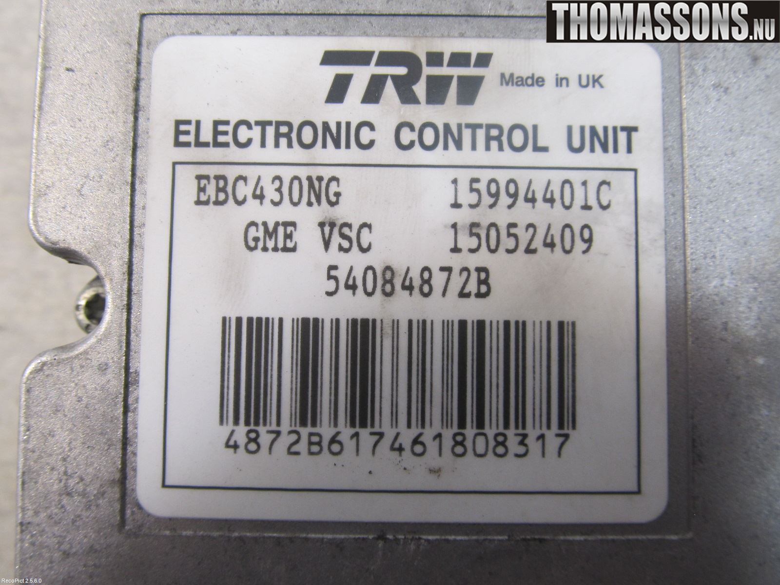 Saab 9-3 VER2/VER3 08-15 Abs Hydraulikkaggregat