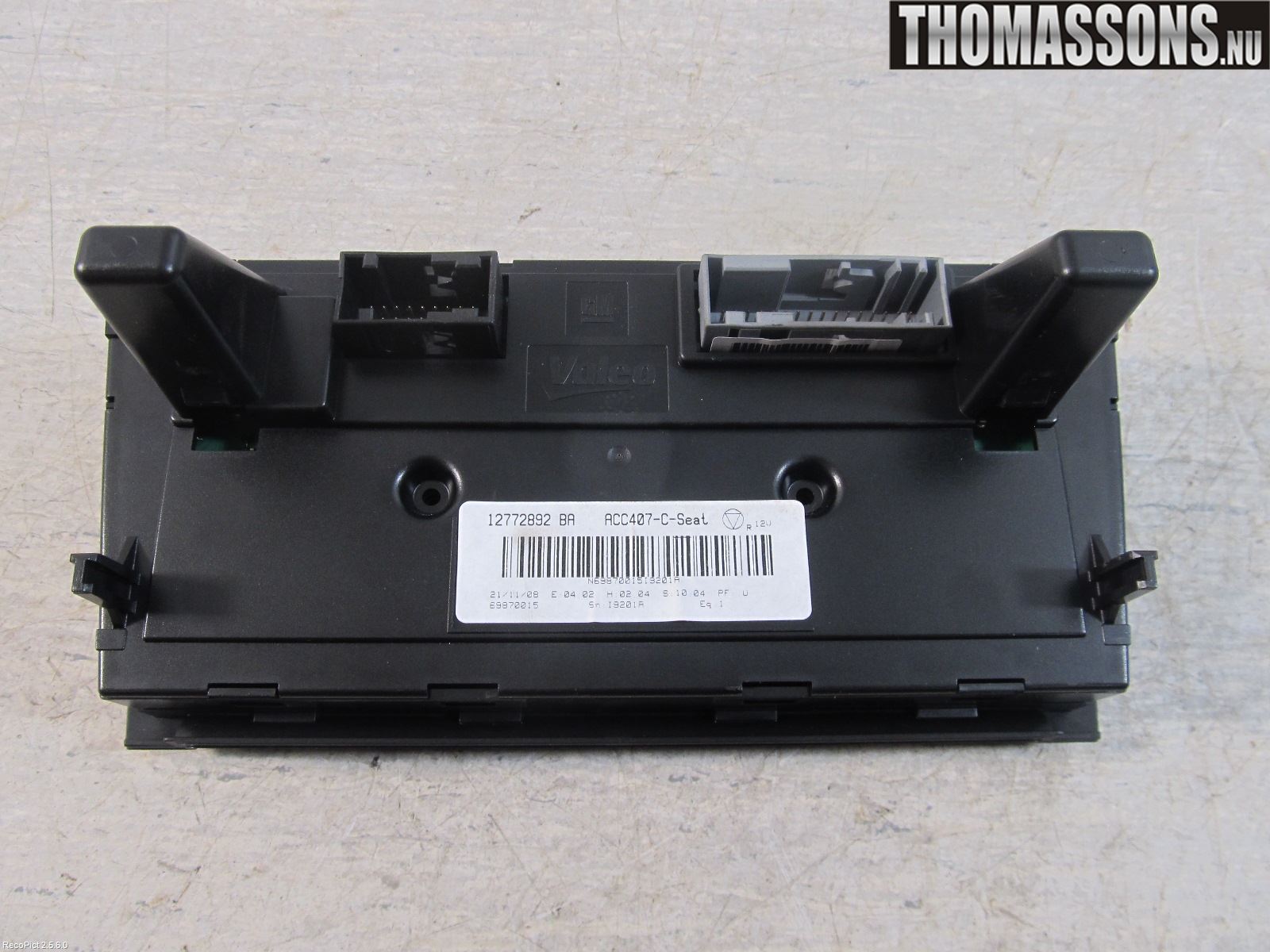 Saab 9-3 VER2/VER3 08-15 Varme Ac Betjening-Display