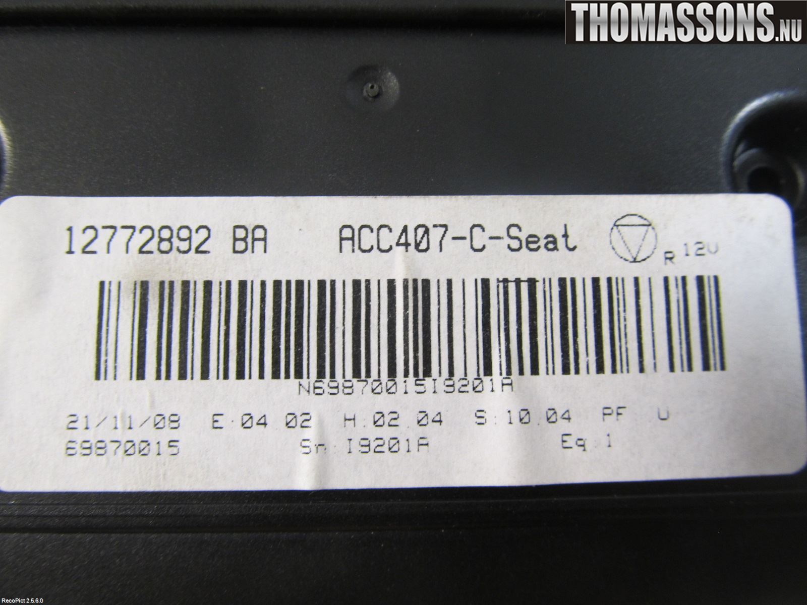 Saab 9-3 VER2/VER3 08-15 Varme Ac Betjening-Display