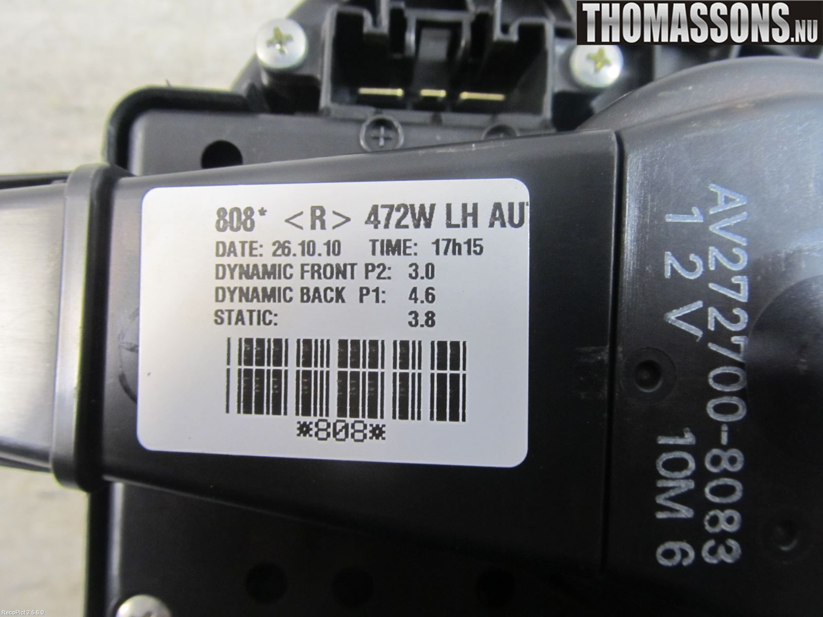 Toyota AURIS 10-12 Varmeapparat Viftemotor