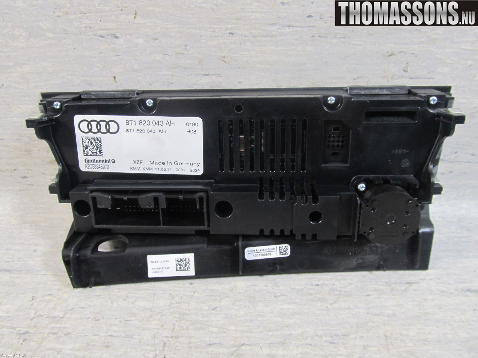 Audi Q5 09-16 Varme Ac Betjening-Display