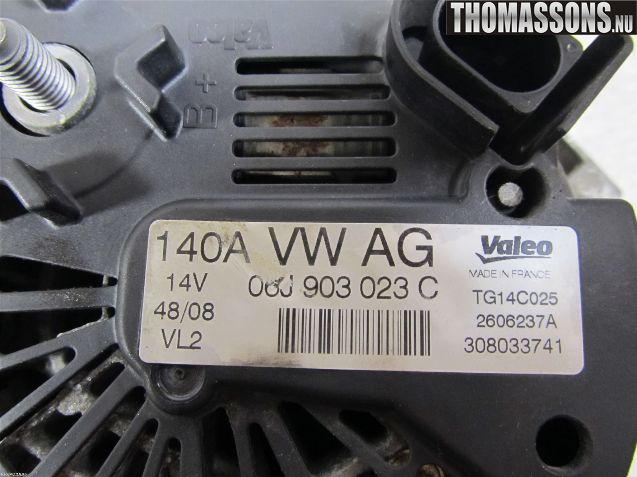 Volkswagen VW PASSAT CC 08-16 Dynamo