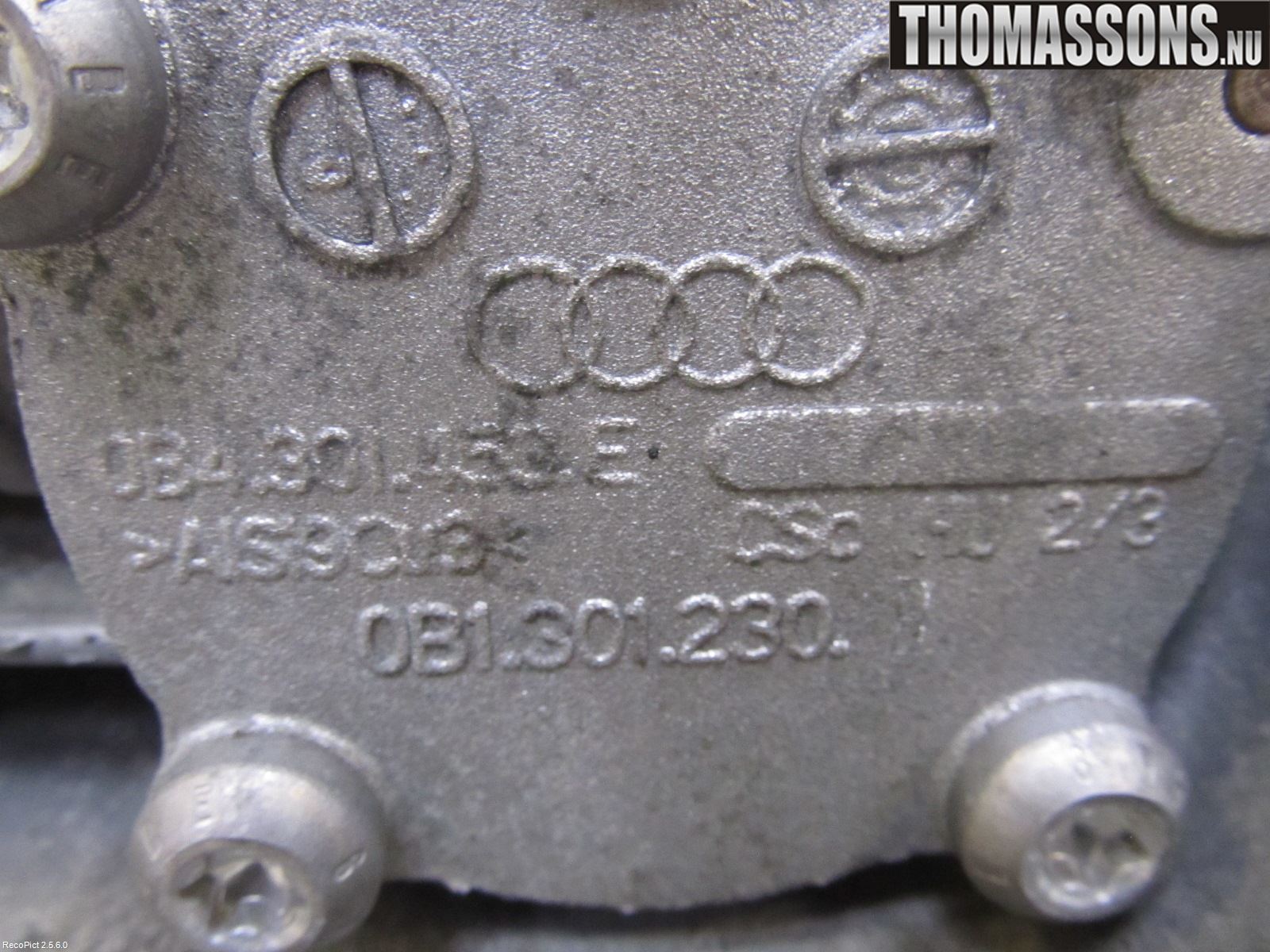 Audi A5 07-16 Gearkasse 6 Trinn