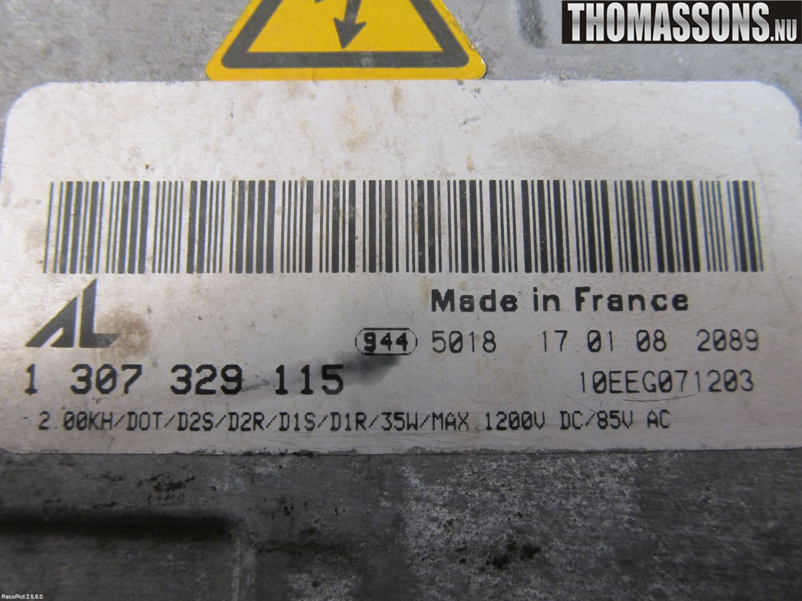 Audi A4/S4 05-07 Styreenhet Xenon