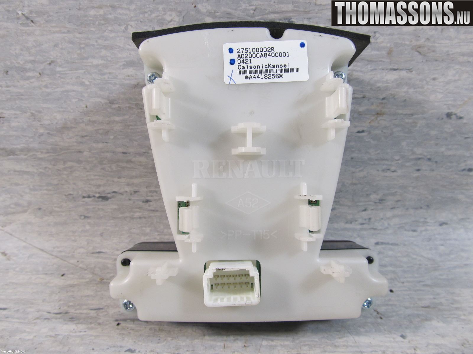 Renault LAGUNA III 08-10 Varme Ac Betjening-Display