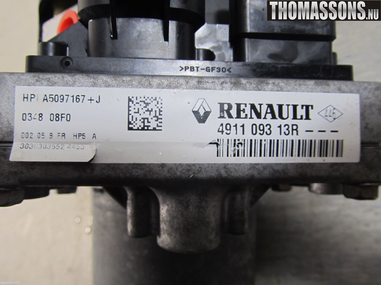 Renault LAGUNA III 08-10 Servostyring Eletrisk Pumpe
