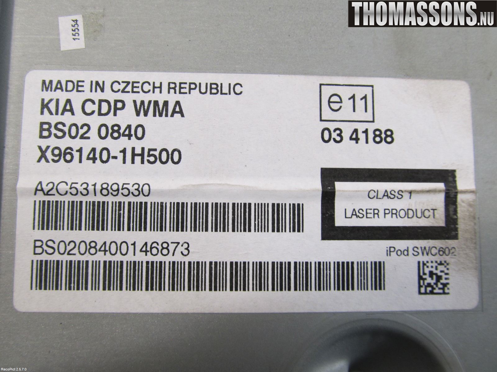 Kia CEED 06-12 Stereo Radio