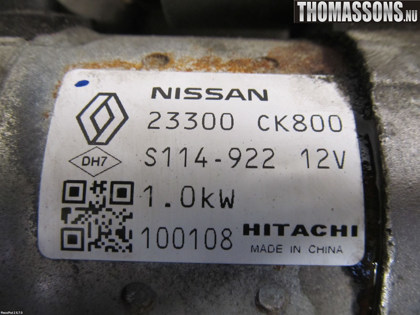 Renault LAGUNA III 08-10 Startmotor