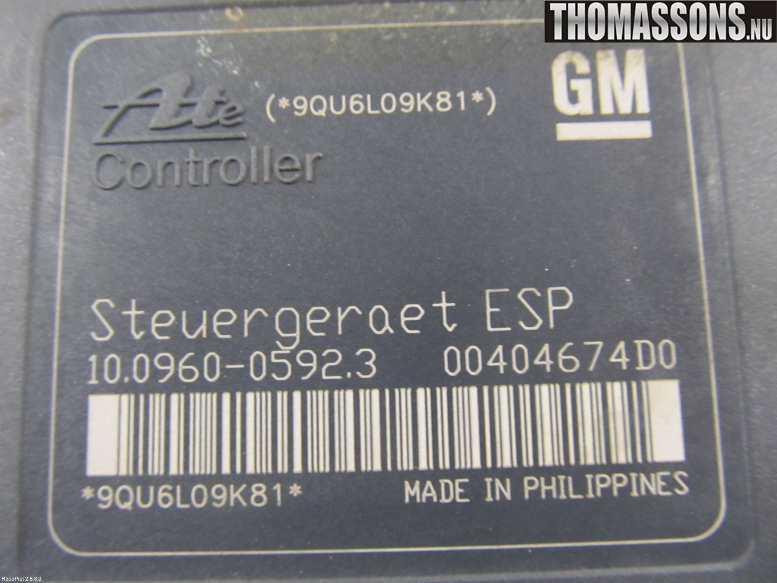 Opel ZAFIRA B 06-14 Abs Hydraulikkaggregat