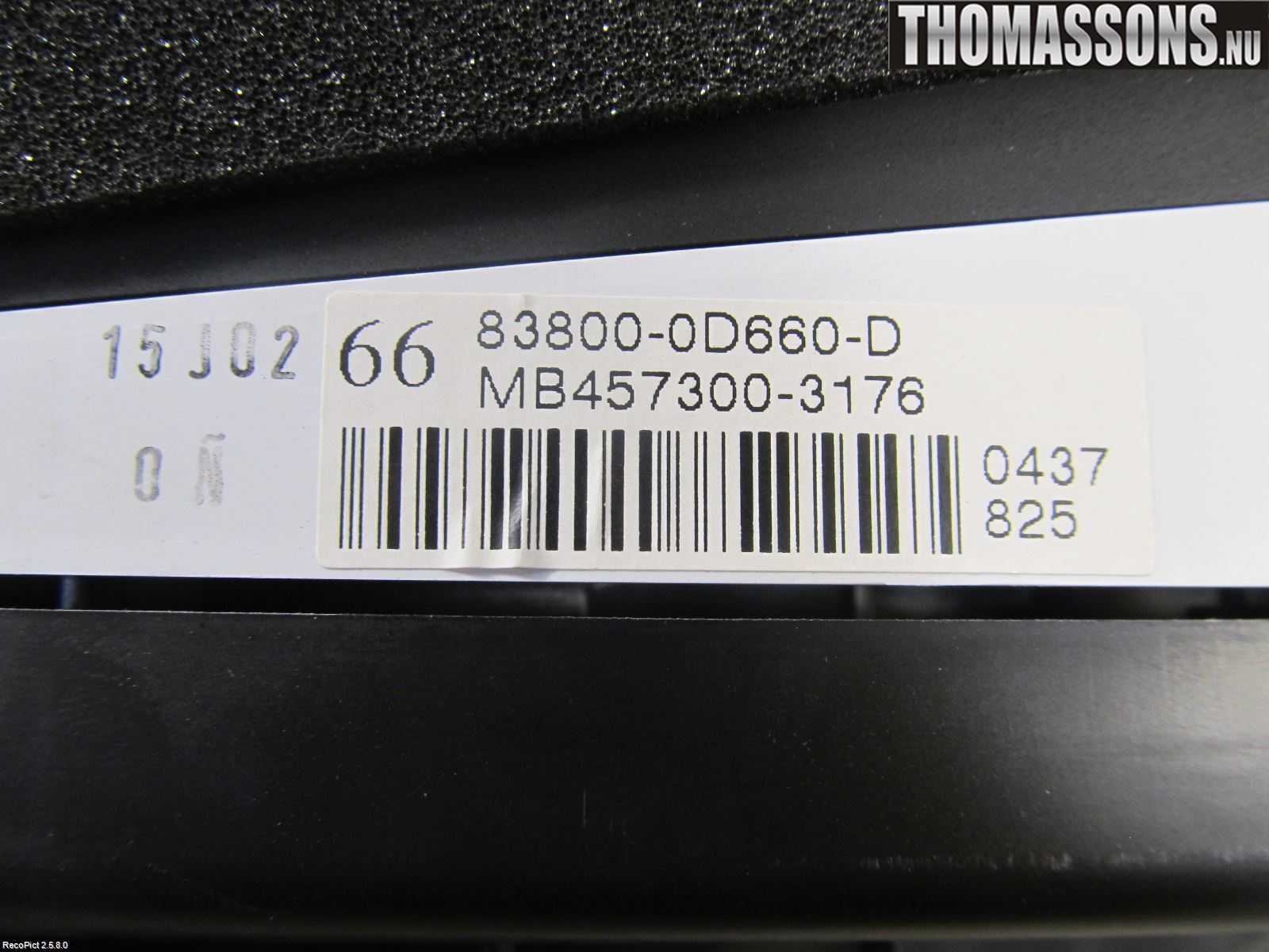 Toyota YARIS XP90 06-11 Instr Kombinert
