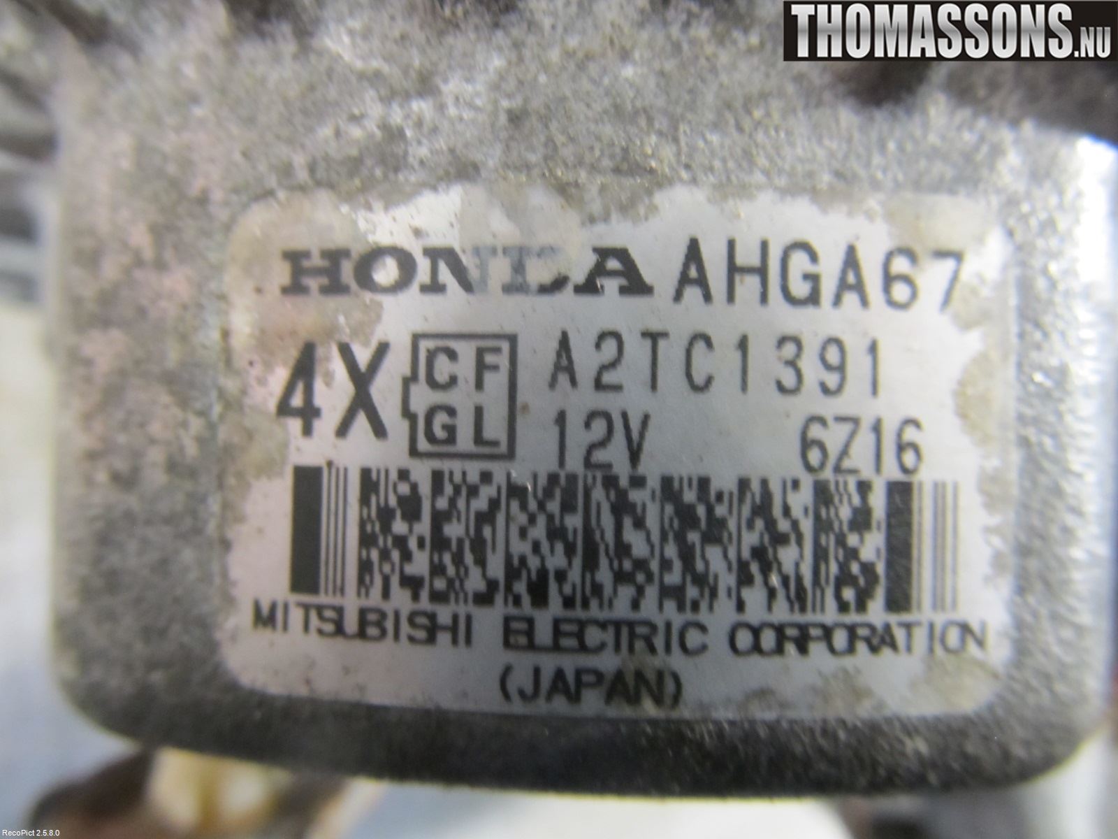 Honda FR-V Dynamo