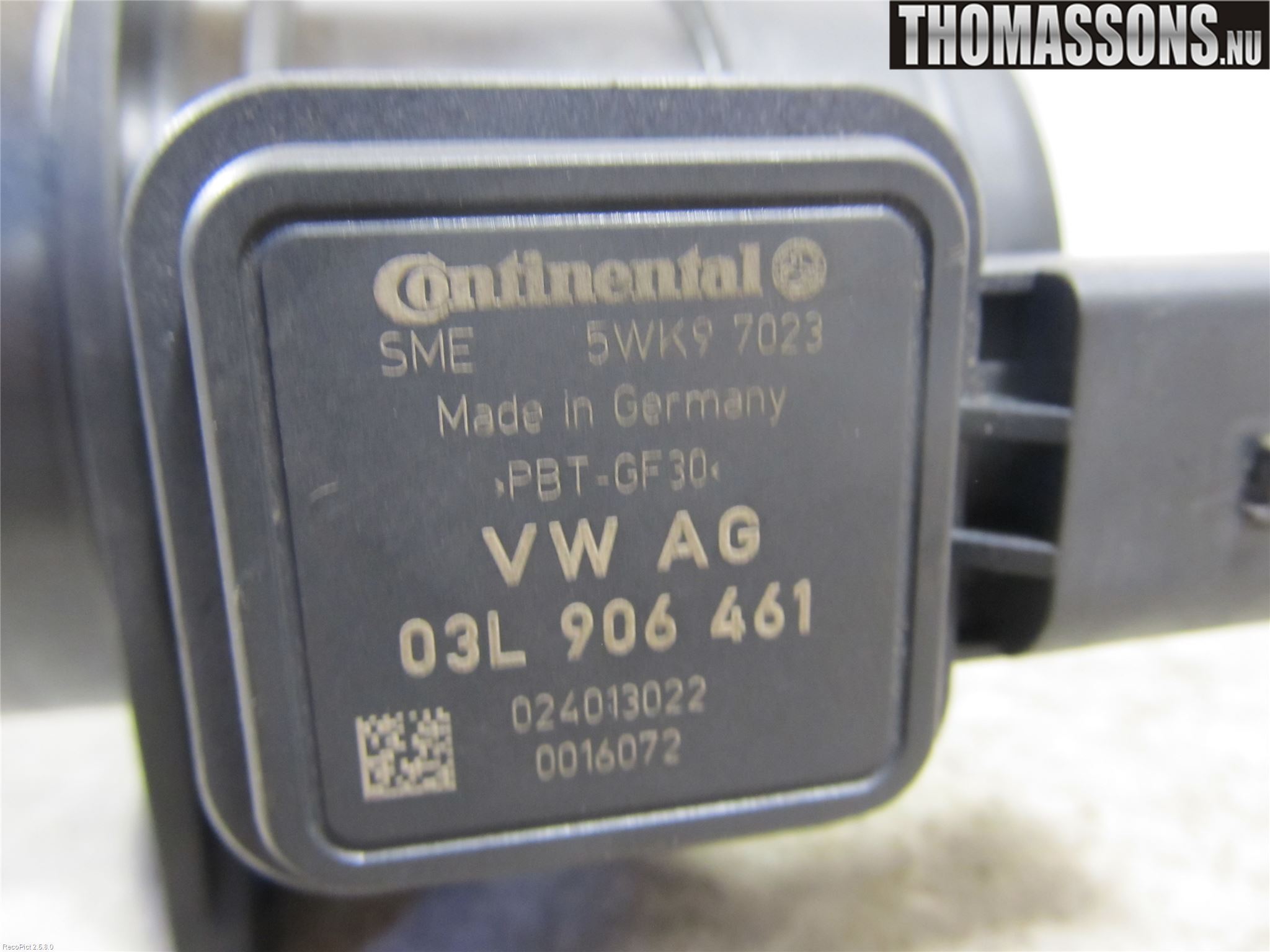Volkswagen VW GOLF VI 09-13 Inns Luftmassemåler