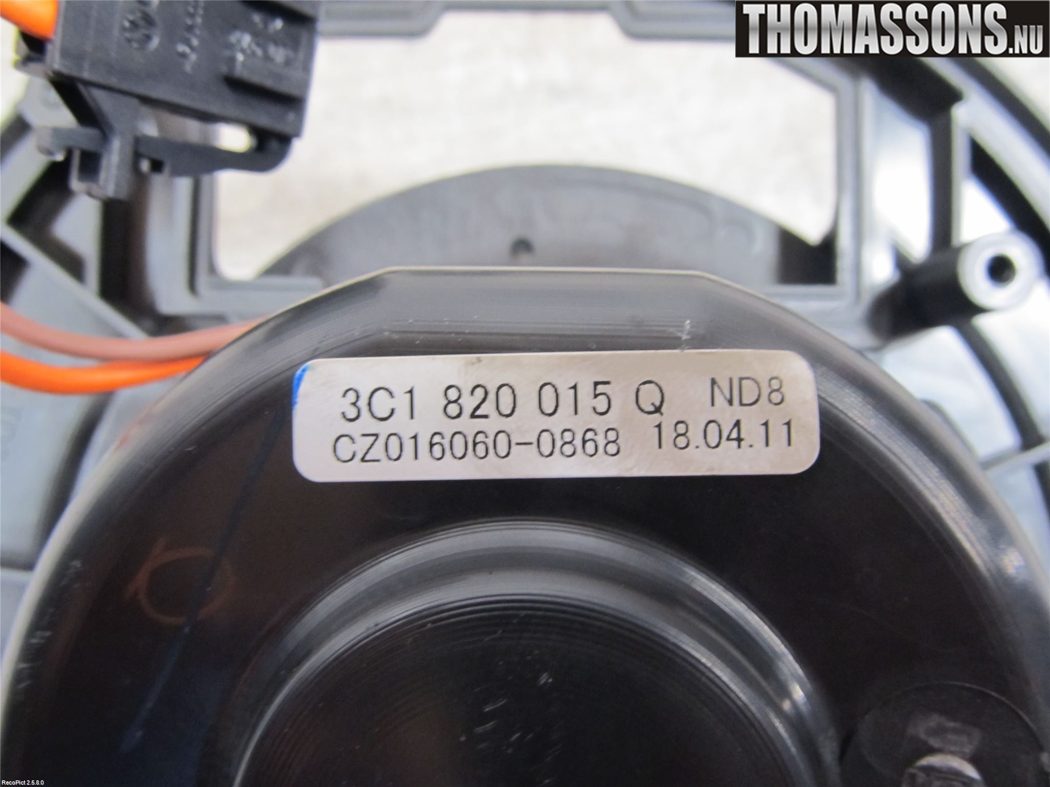 Volkswagen VW GOLF VI 09-13 Varmeapparat Viftemotor