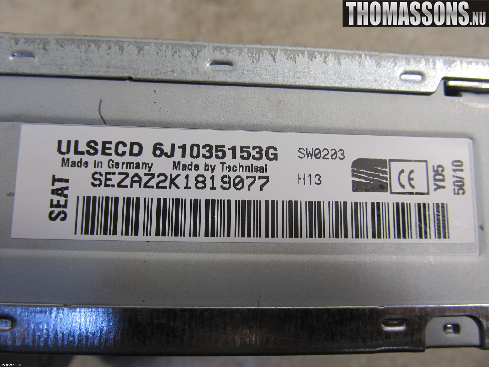 Seat IBIZA IV 08-16 Stereo Radio