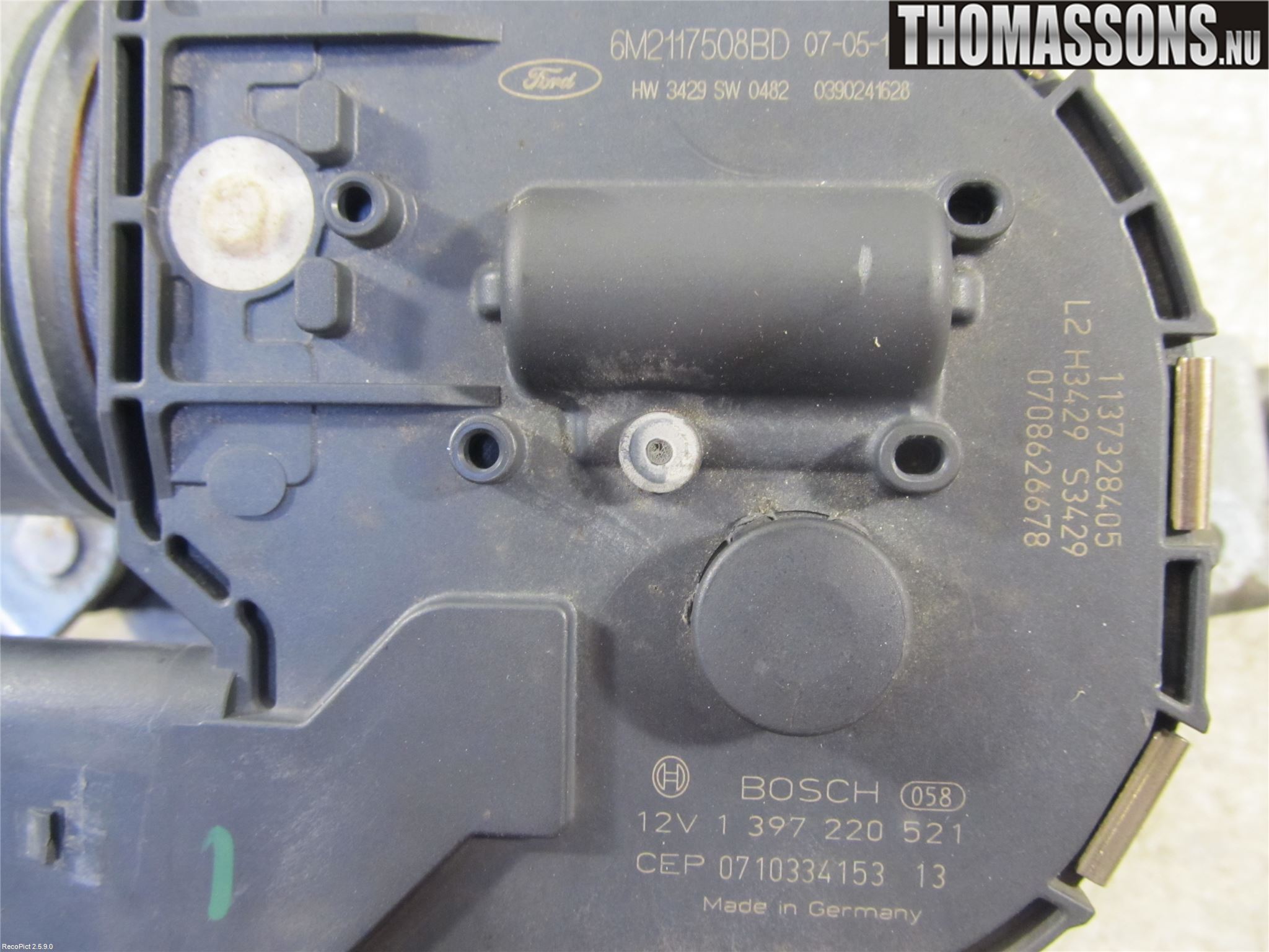 Ford S-MAX 06-15 Viskermotor Frontrute
