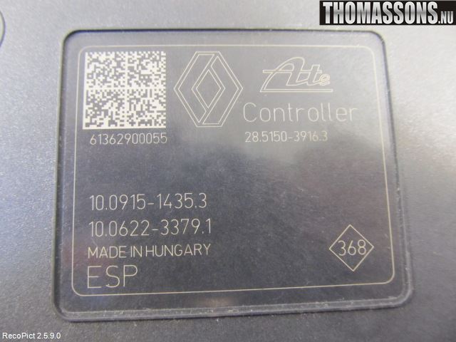 Dacia LODGY 12-18 Abs Hydraulikkaggregat