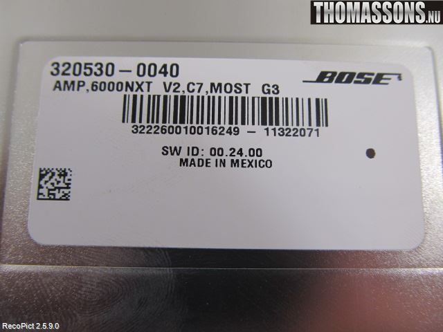 Audi A6/S6 4G 11-18 Stereo Forsterker