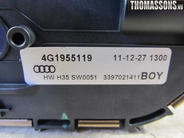Audi A6/S6 4G 11-18 Viskermotor Frontrute