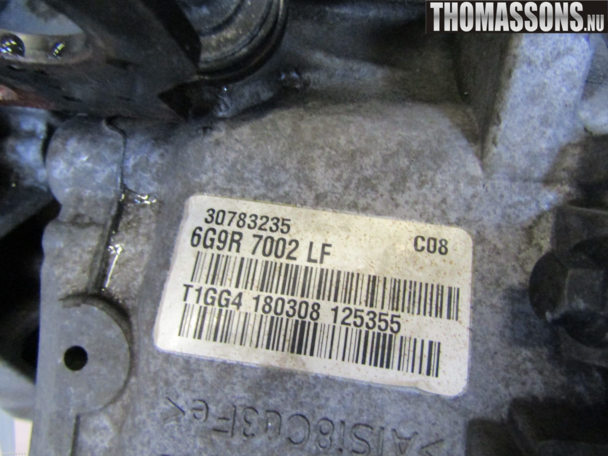 Volvo V70 08-13 Gearkasse 6 Trinn