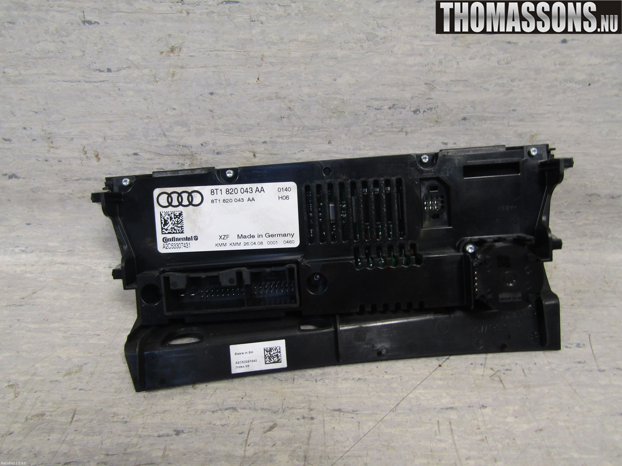 Audi A4/S4 08-11 Varme Ac Betjening-Display