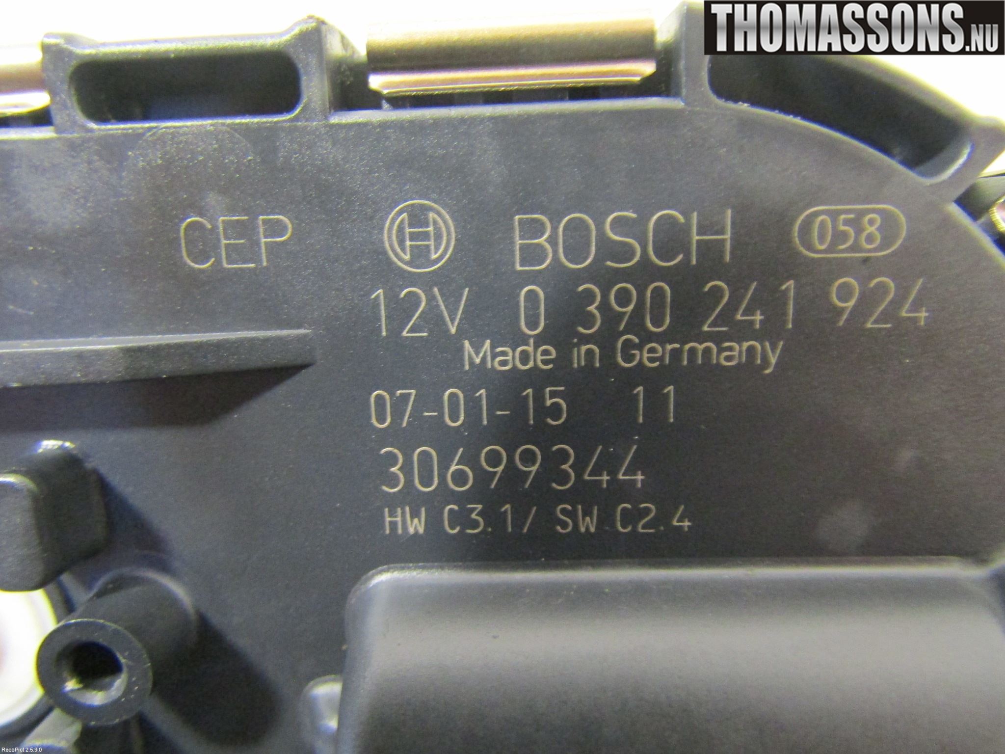 Volvo S40 04-07 Viskermotor Frontrute