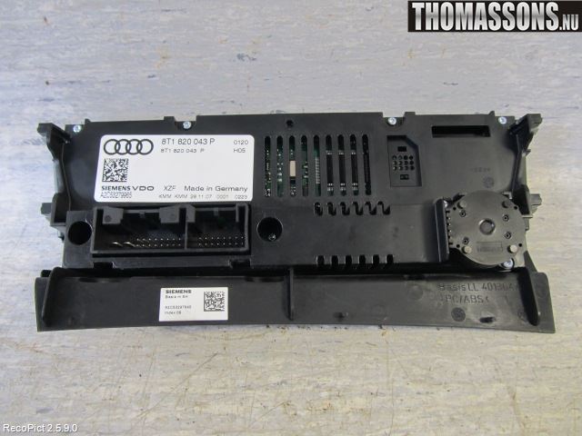 Audi A4/S4 08-11 Varme Ac Betjening-Display