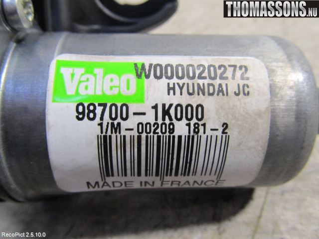 Hyundai ix20 Viskermotor Bakluke