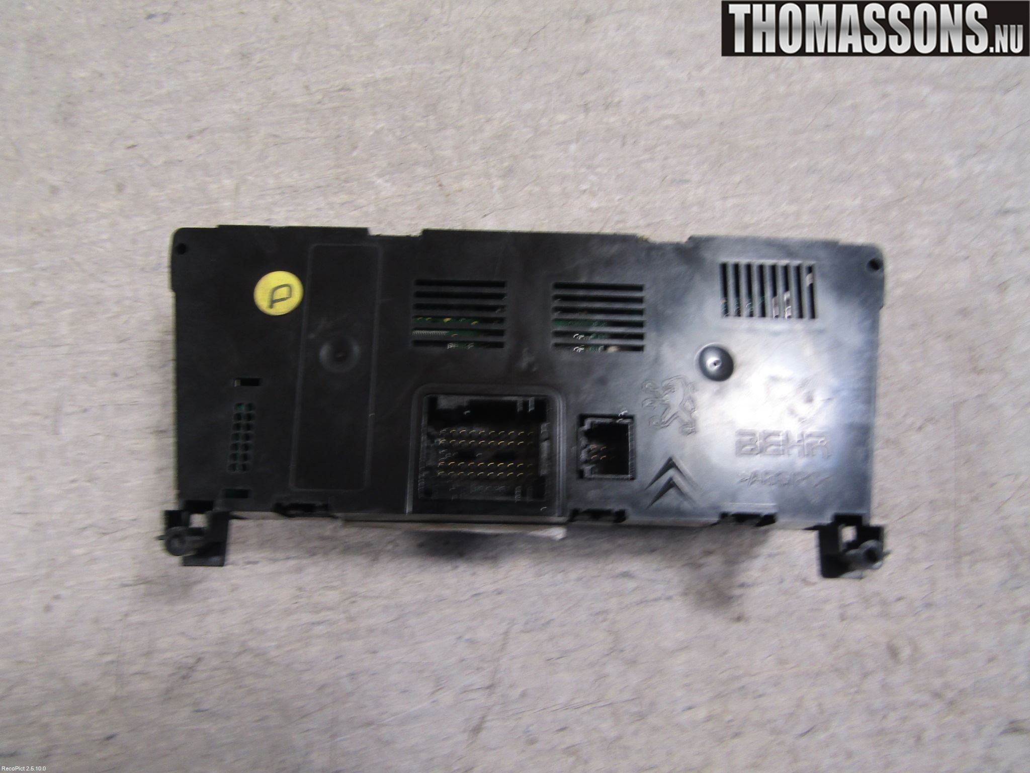 Peugeot 5008 10-16 Varme Ac Betjening-Display