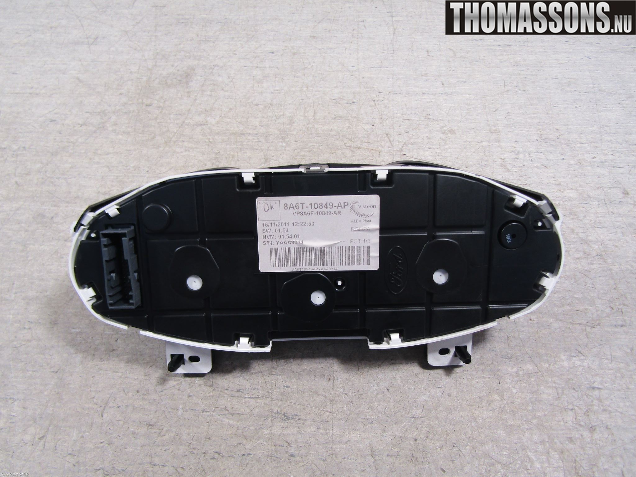 Ford FIESTA 09-12 Instr Kombinert