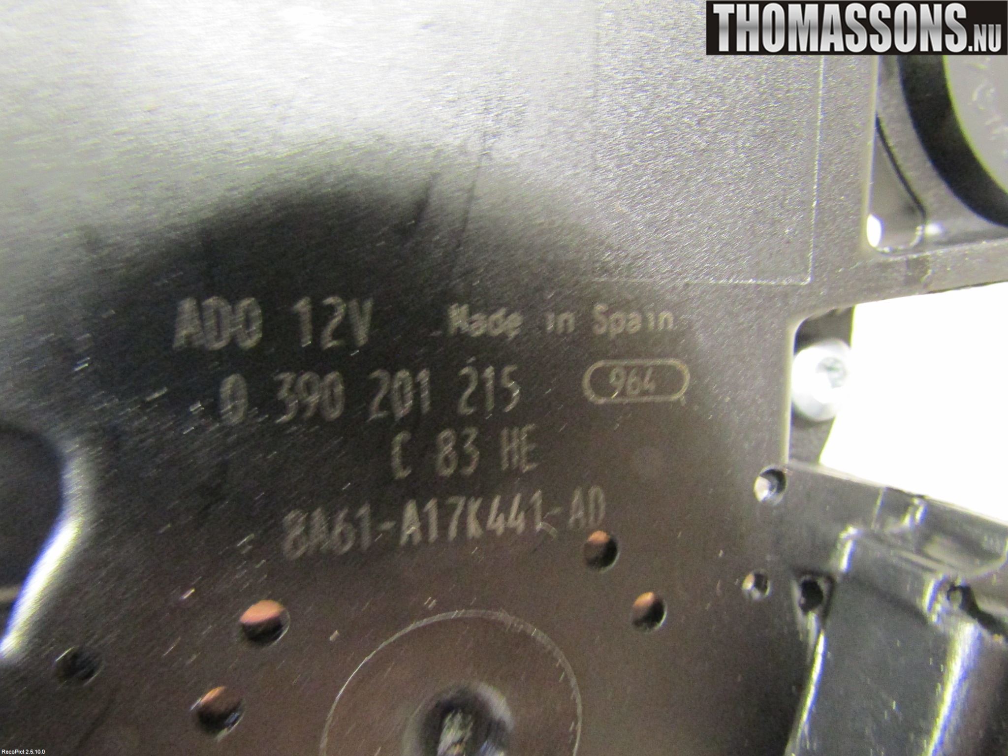 Ford FIESTA 09-12 Viskermotor Bakluke