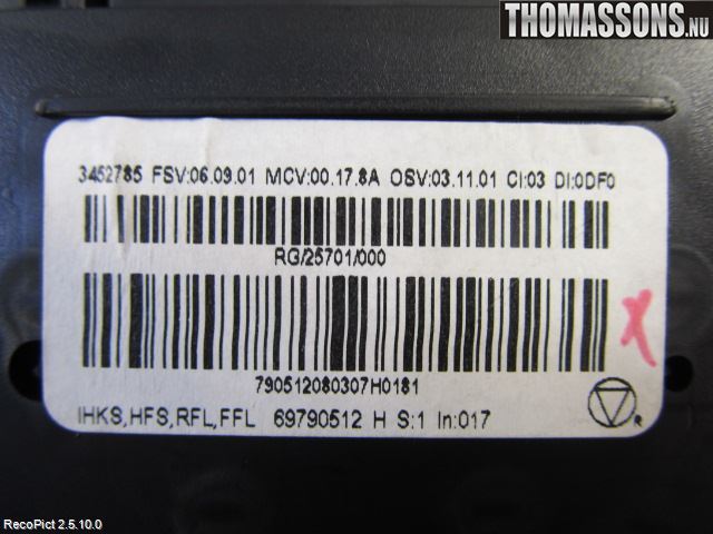 Mini CLUBMAN R55 06-14 Varme Ac Betjening-Display