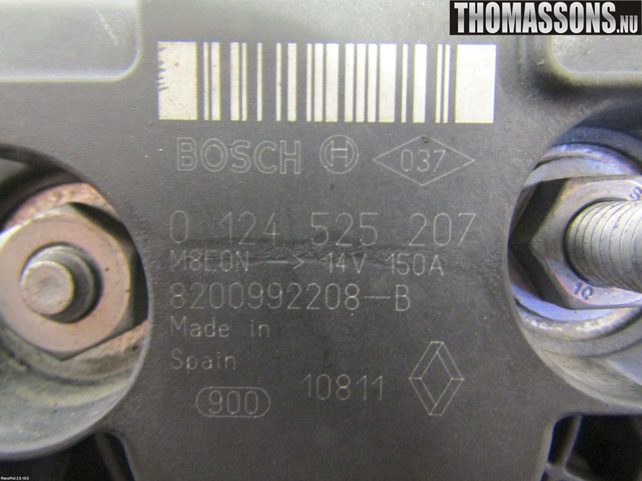 Dacia DUSTER 10-17 Dynamo