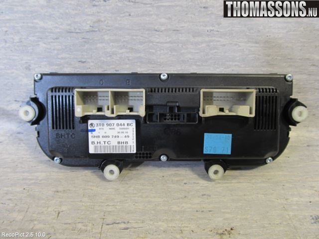 Skoda SUPERB 09-15 Varme Ac Betjening-Display
