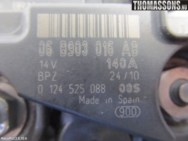 Skoda SUPERB 09-15 Dynamo