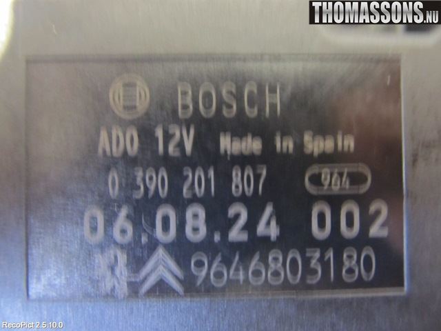 Citroen C4 GRAND PICASSO 07-13 Viskermotor Bakluke