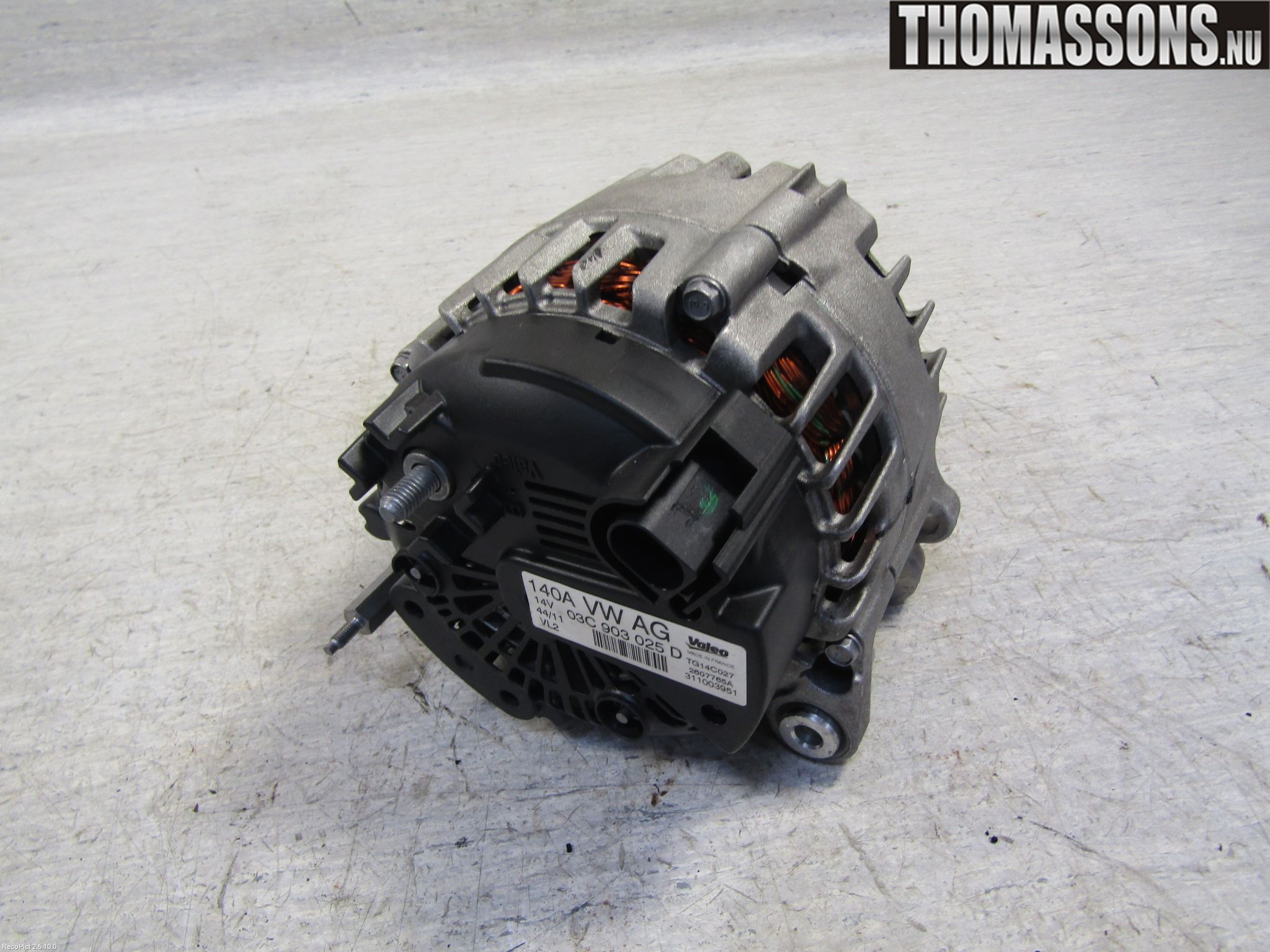 Volkswagen VW GOLF VI 09-13 Dynamo