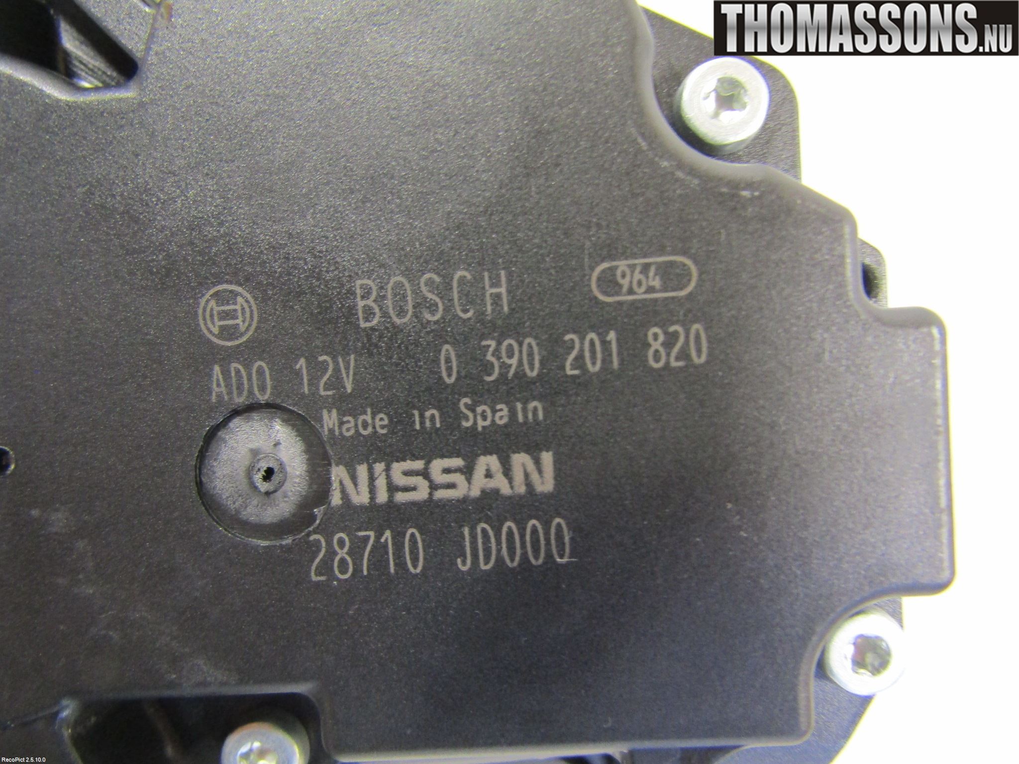 Nissan QASHQAI+2  10-14 Viskermotor Bakluke