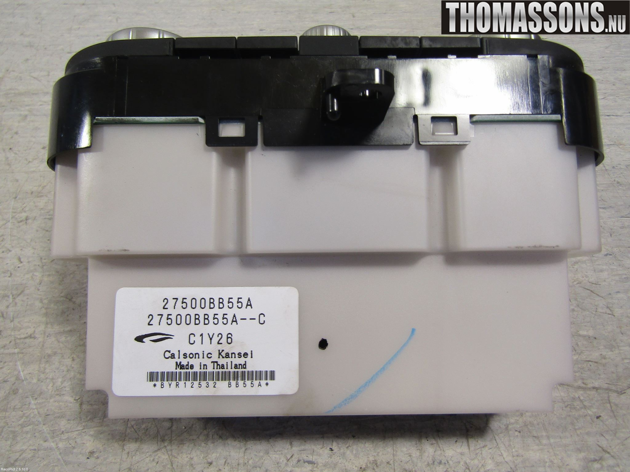 Nissan QASHQAI+2  10-14 Varme Ac Betjening-Display