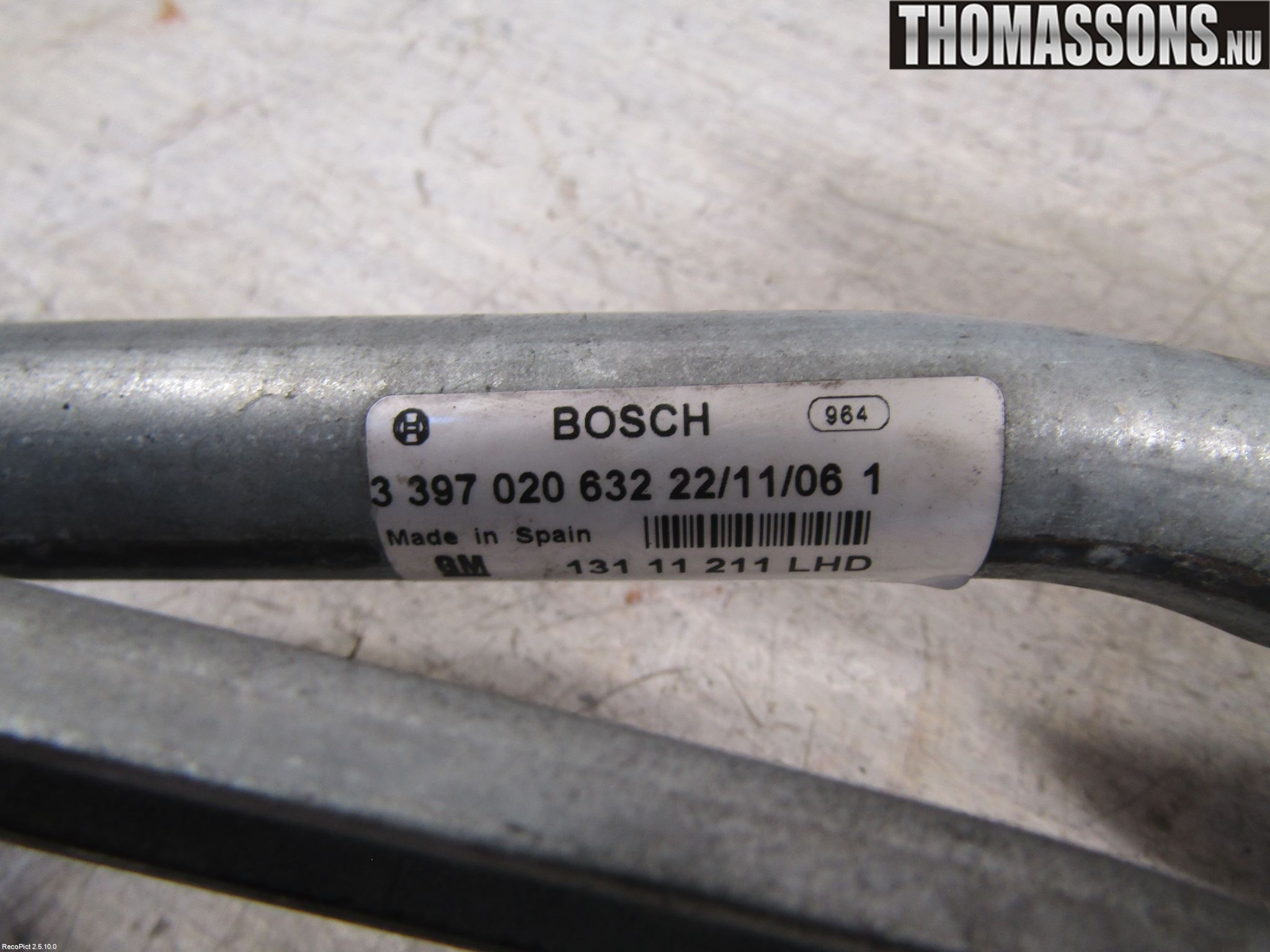Opel ASTRA H 04-12 Viskermotor Frontrute