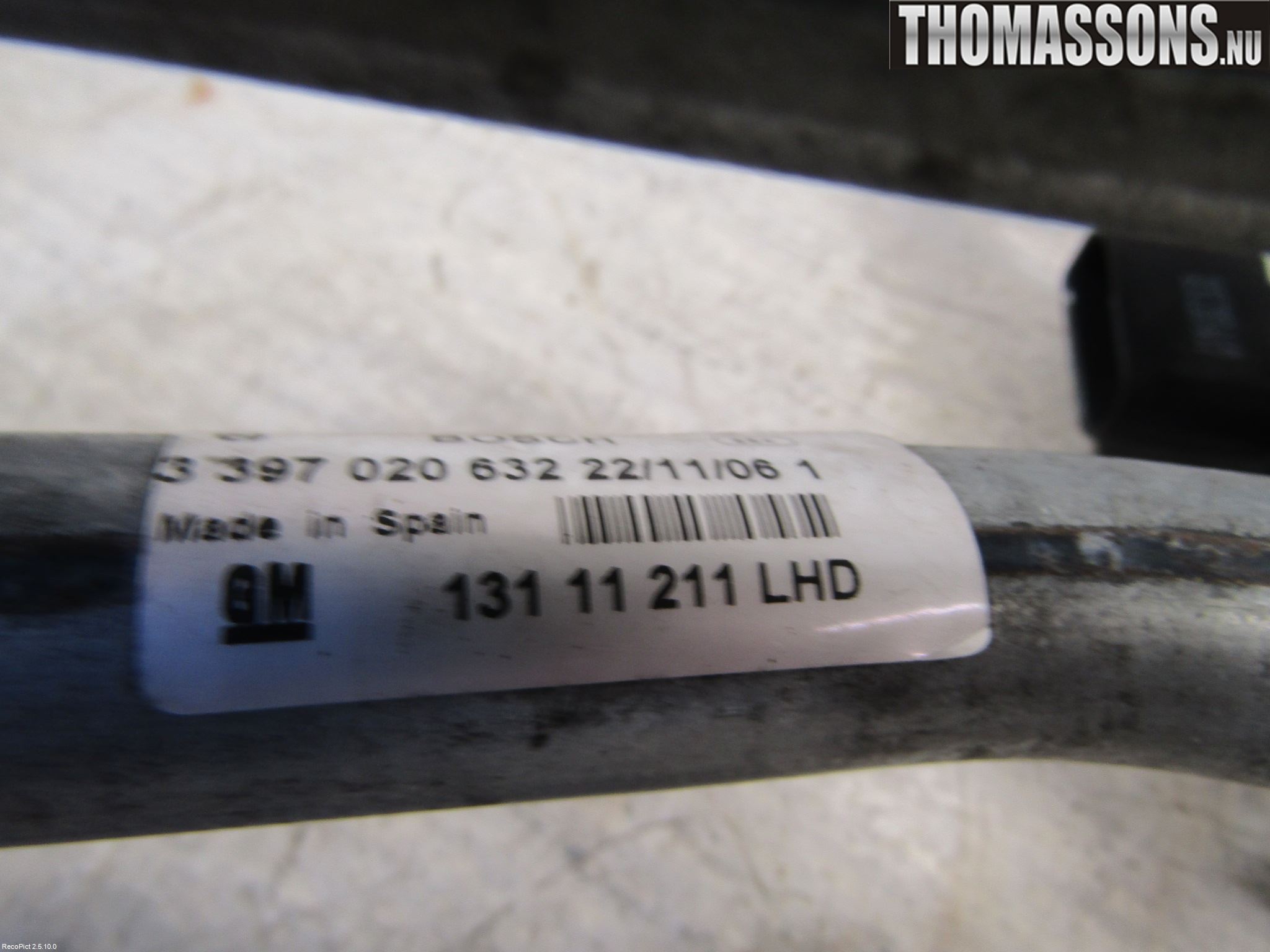 Opel ASTRA H 04-12 Viskermotor Frontrute