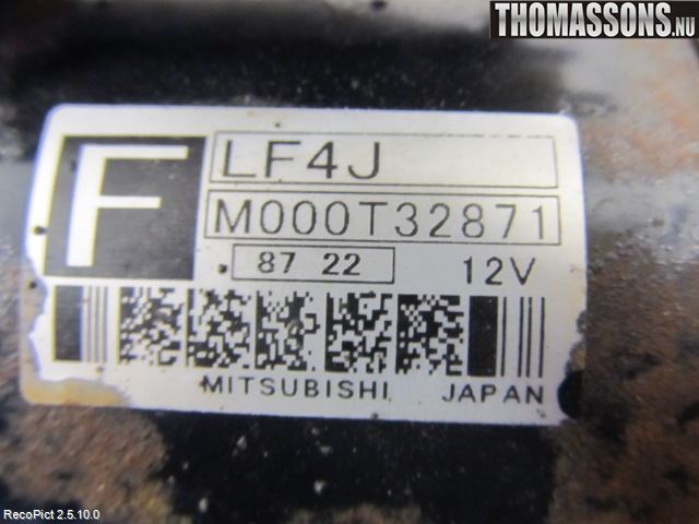 Mazda 6 08-13 Startmotor