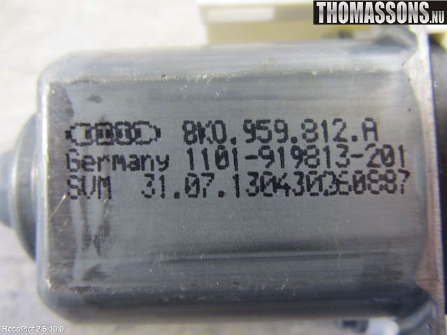 Audi A4 12-15 Vindusheismotor